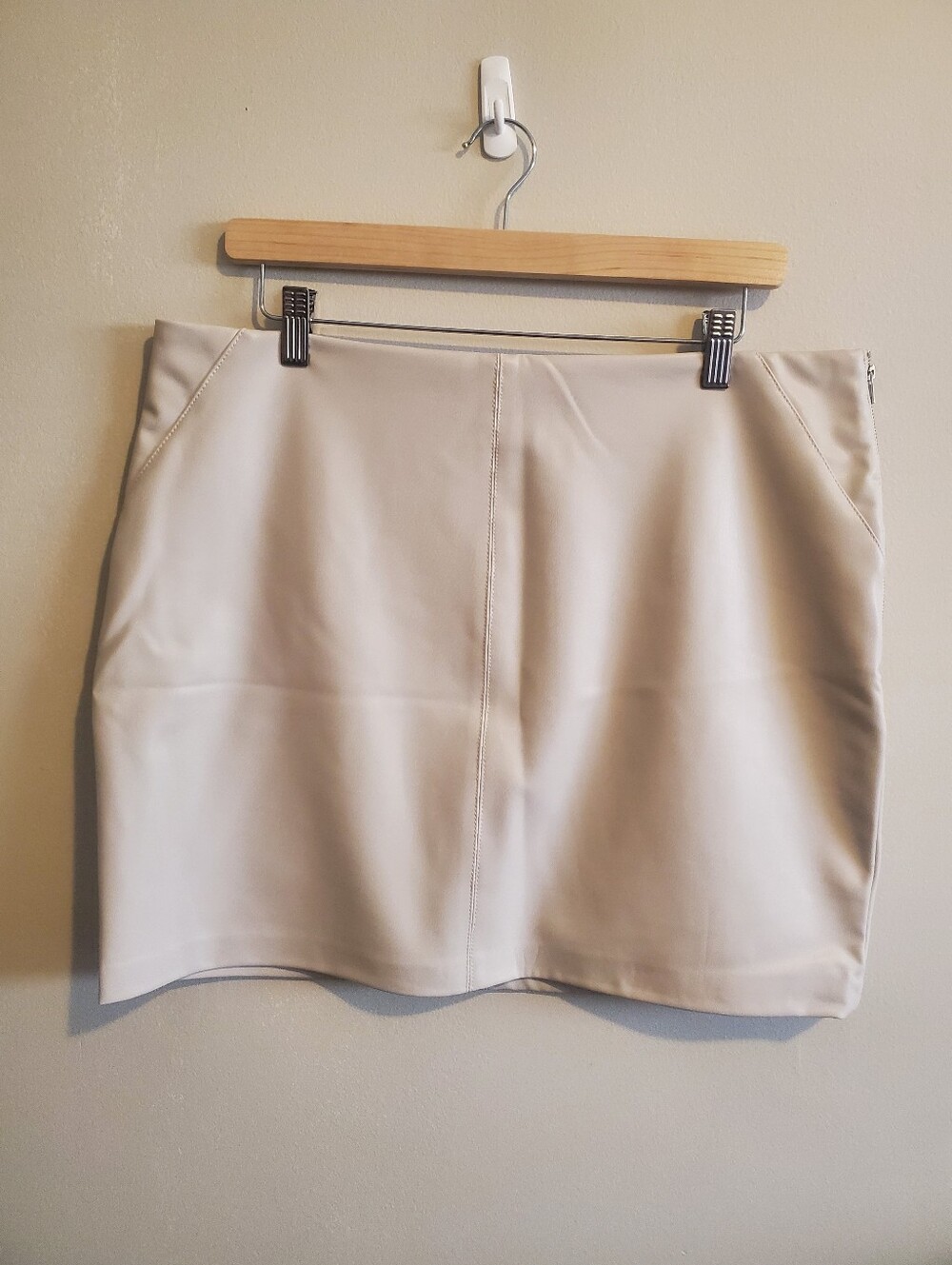 Faux Leather Mini Skirt